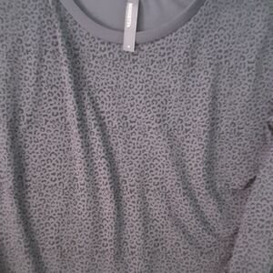 Mondetta Black Leopard-Print Crew Tee